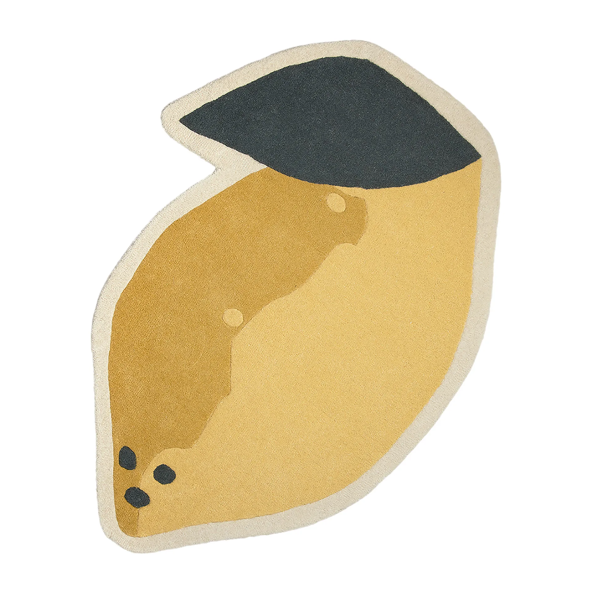 Alfombra Lemon 86x120 cm, Harvest gold Broste Copenhagen