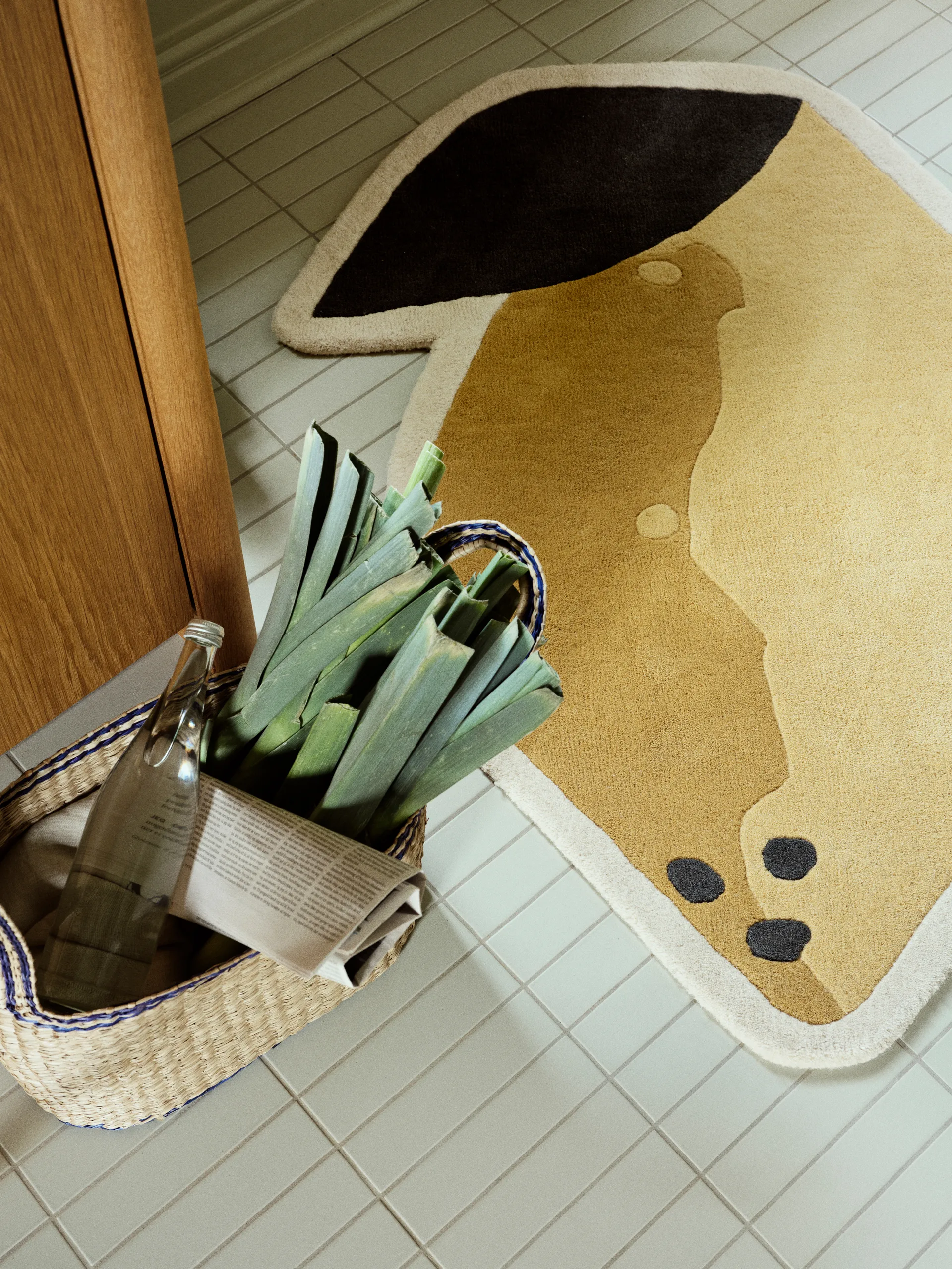 Alfombra Lemon 86x120 cm, Harvest gold Broste Copenhagen