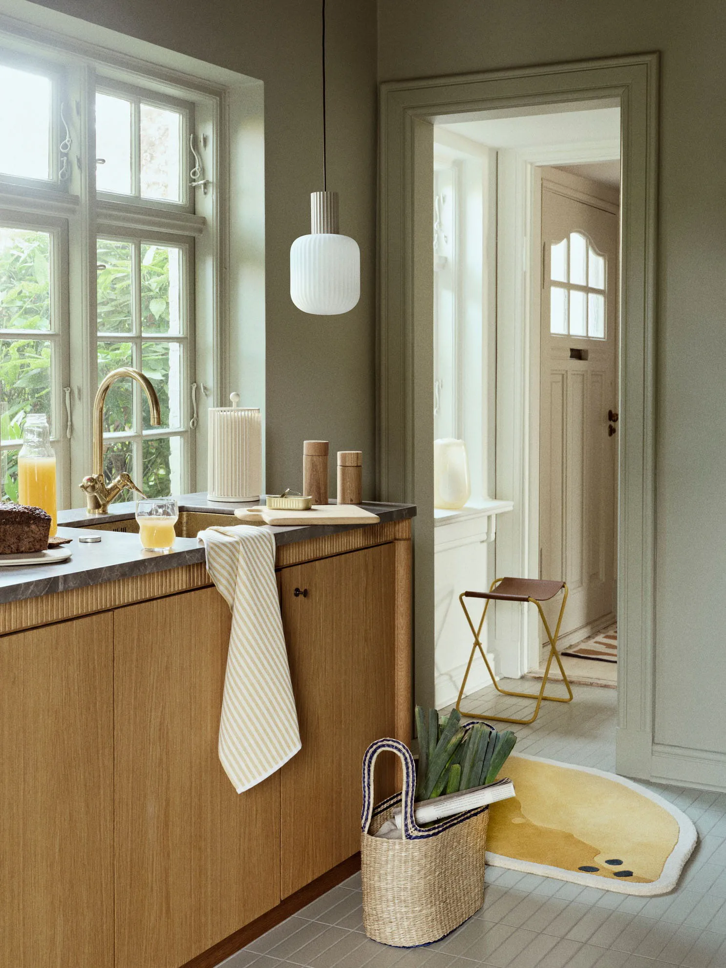 Alfombra Lemon 86x120 cm, Harvest gold Broste Copenhagen