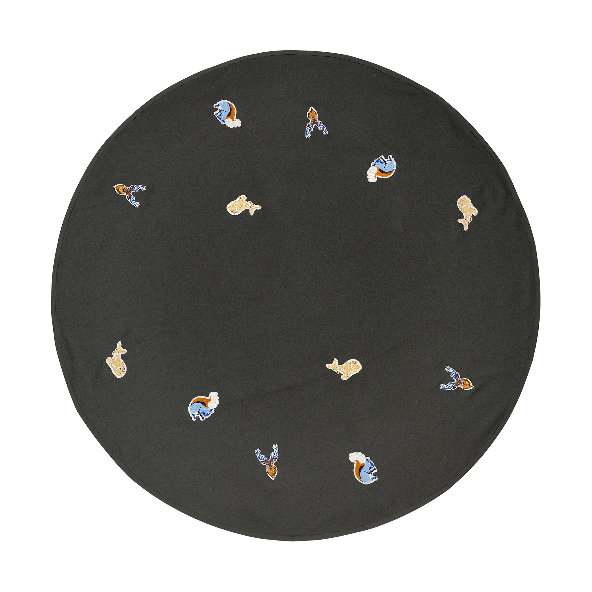 Alfombra para árbol de Navidad Deer, Forest Green Broste Copenhagen