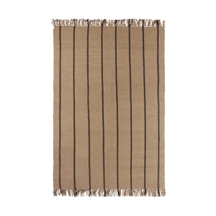 Alfombra Yuki - Black-natural, 140x200 cm - Broste Copenhagen