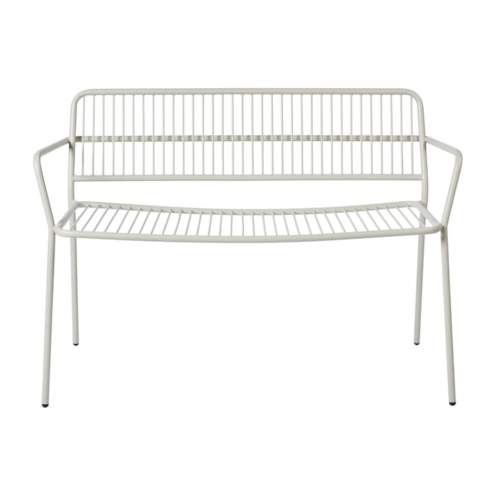 Banco con reposabrazos Eden, Beige grey Broste Copenhagen