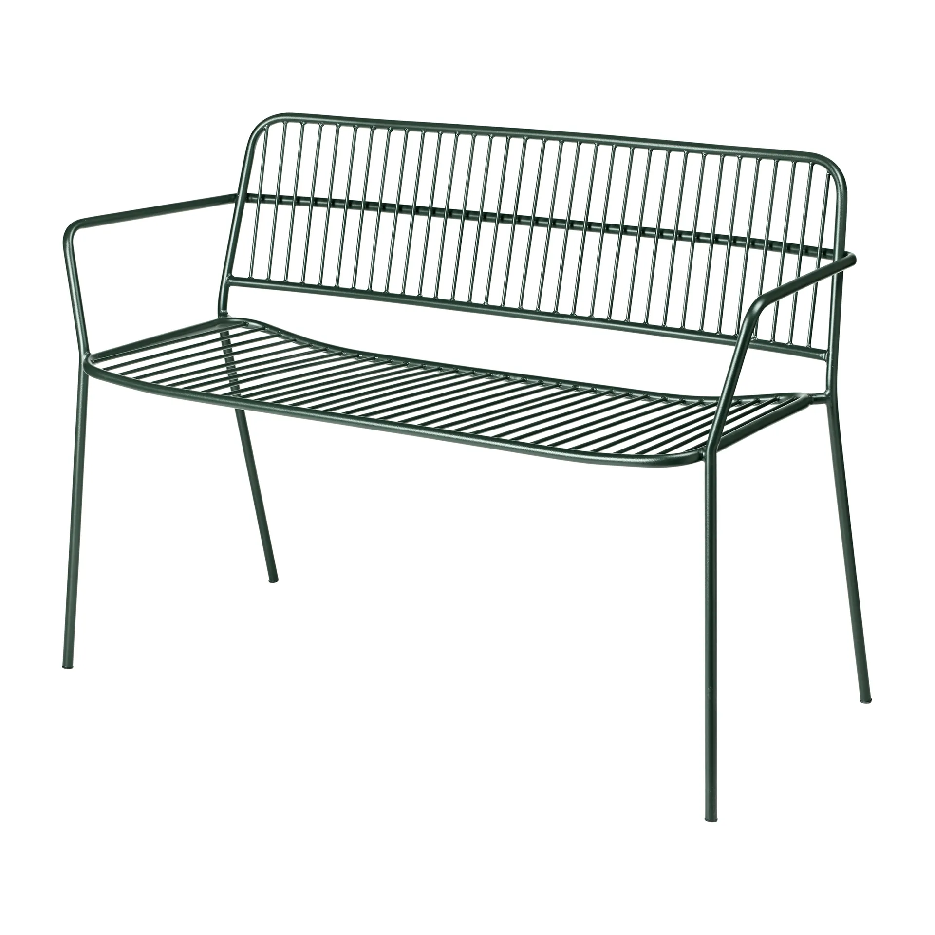 Banco con reposabrazos Eden, Forest green Broste Copenhagen