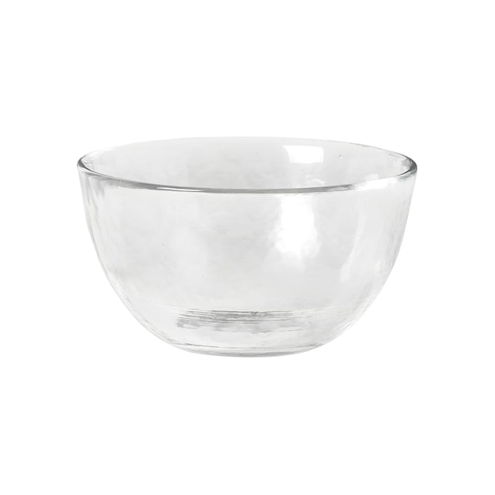 Bol de vidrio Hammered Ø 9,5 cm, transparente Broste Copenhagen