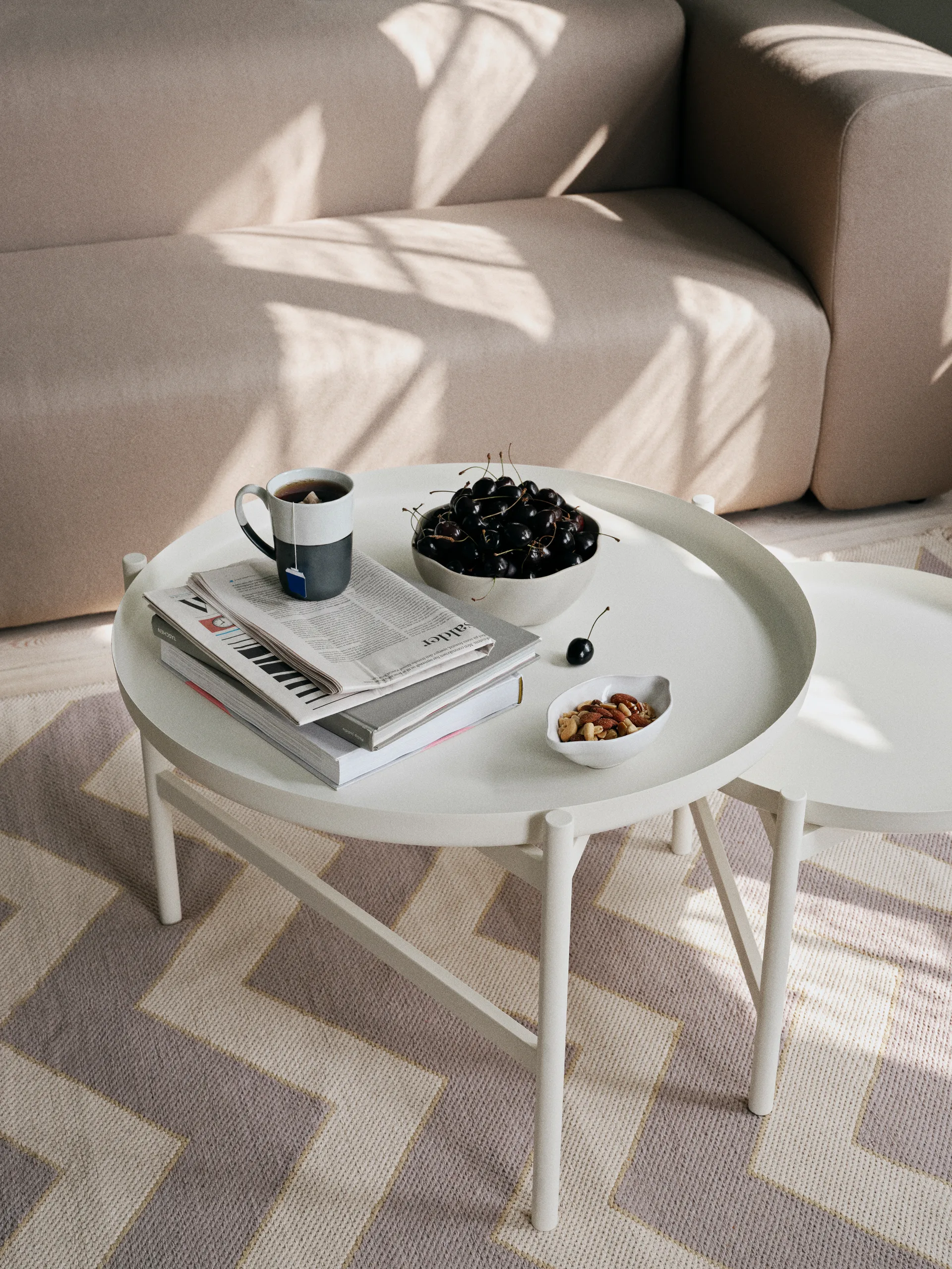 Bol Limfjord Ø14 cm, Light grey Broste Copenhagen