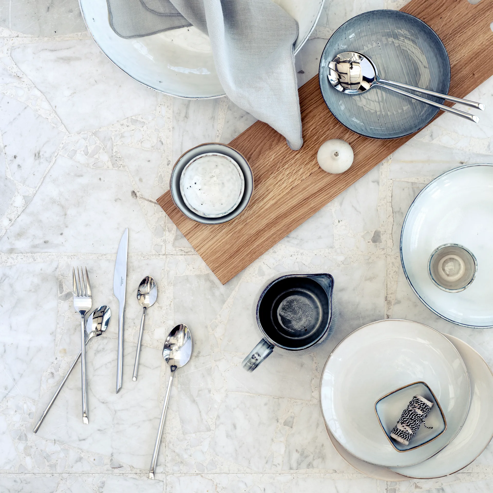 Bol rectangular Nordic Sand, 8 x 7,5 cm Broste Copenhagen