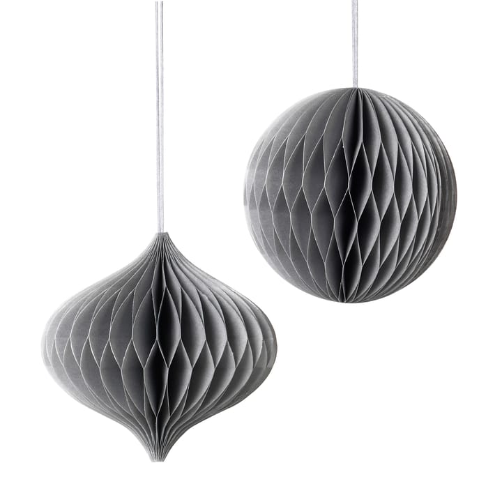 Bola y colgante Christmas mix 2 piezas Silver - undefined - Broste Copenhagen