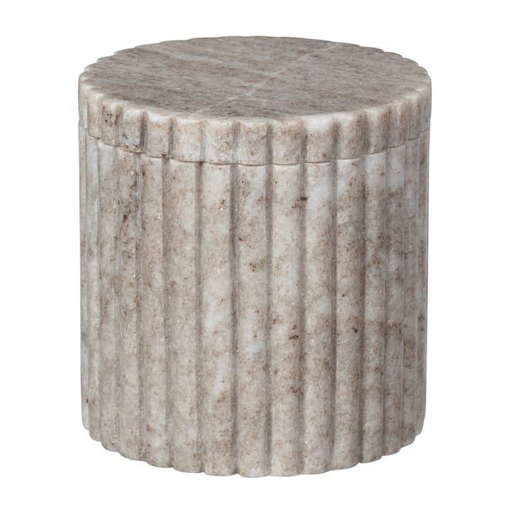Bote con tapa Platon Ø10 cm, Light brown Broste Copenhagen