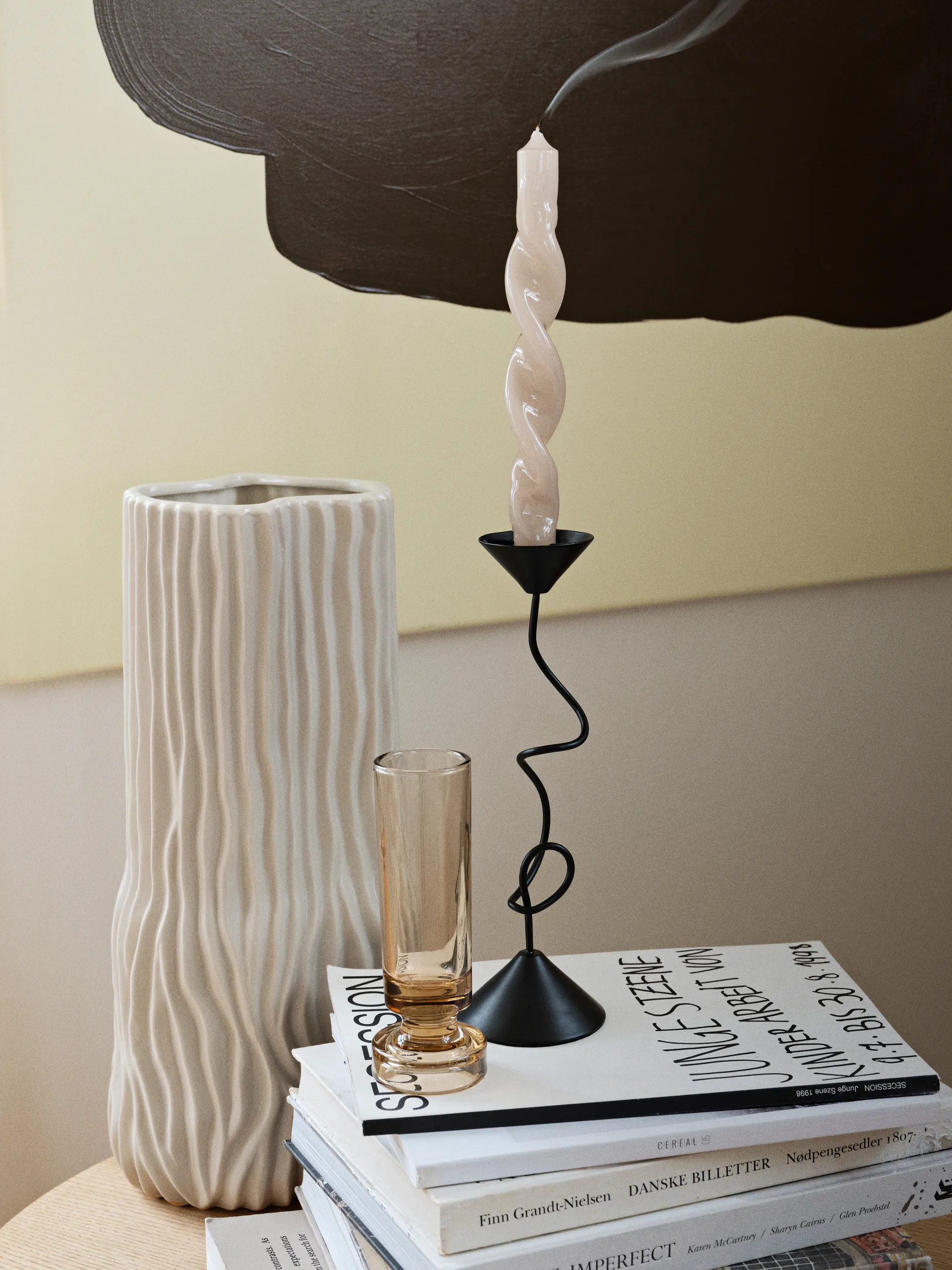 Candelabro Selma 26,5 cm, Black Broste Copenhagen