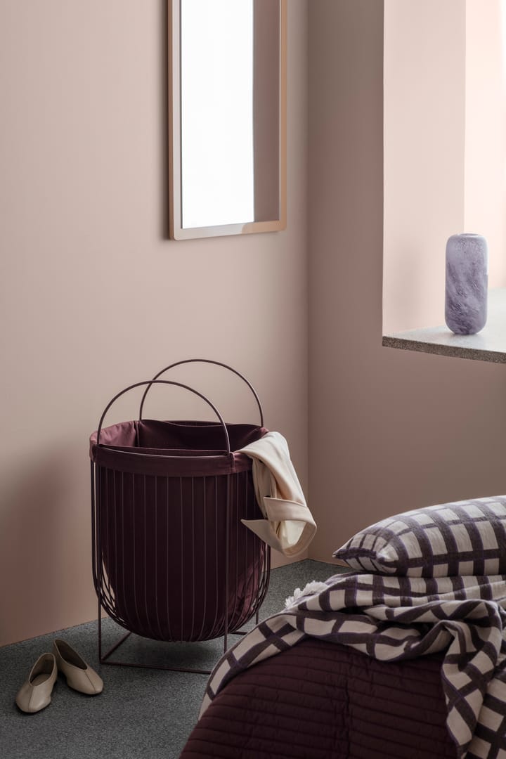 Cesto de la ropa Arild, Puce Aubergine Broste Copenhagen