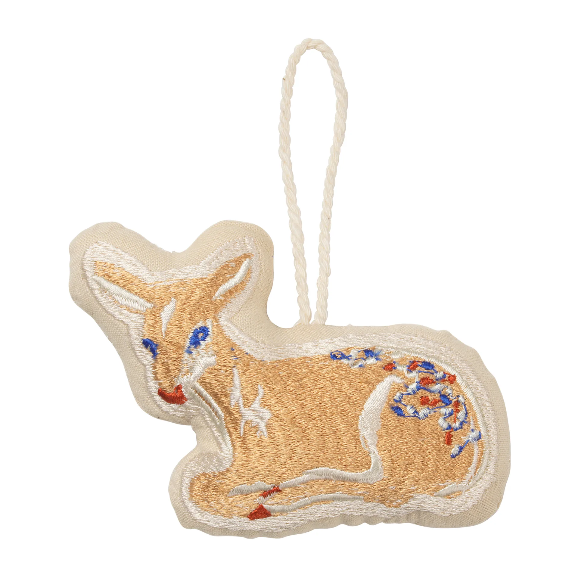 Colgante de navidad Baby Deer, Warm beige Broste Copenhagen