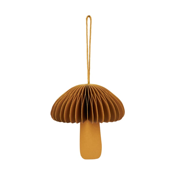 Colgante navideño Fungi - Mostaza - Broste Copenhagen
