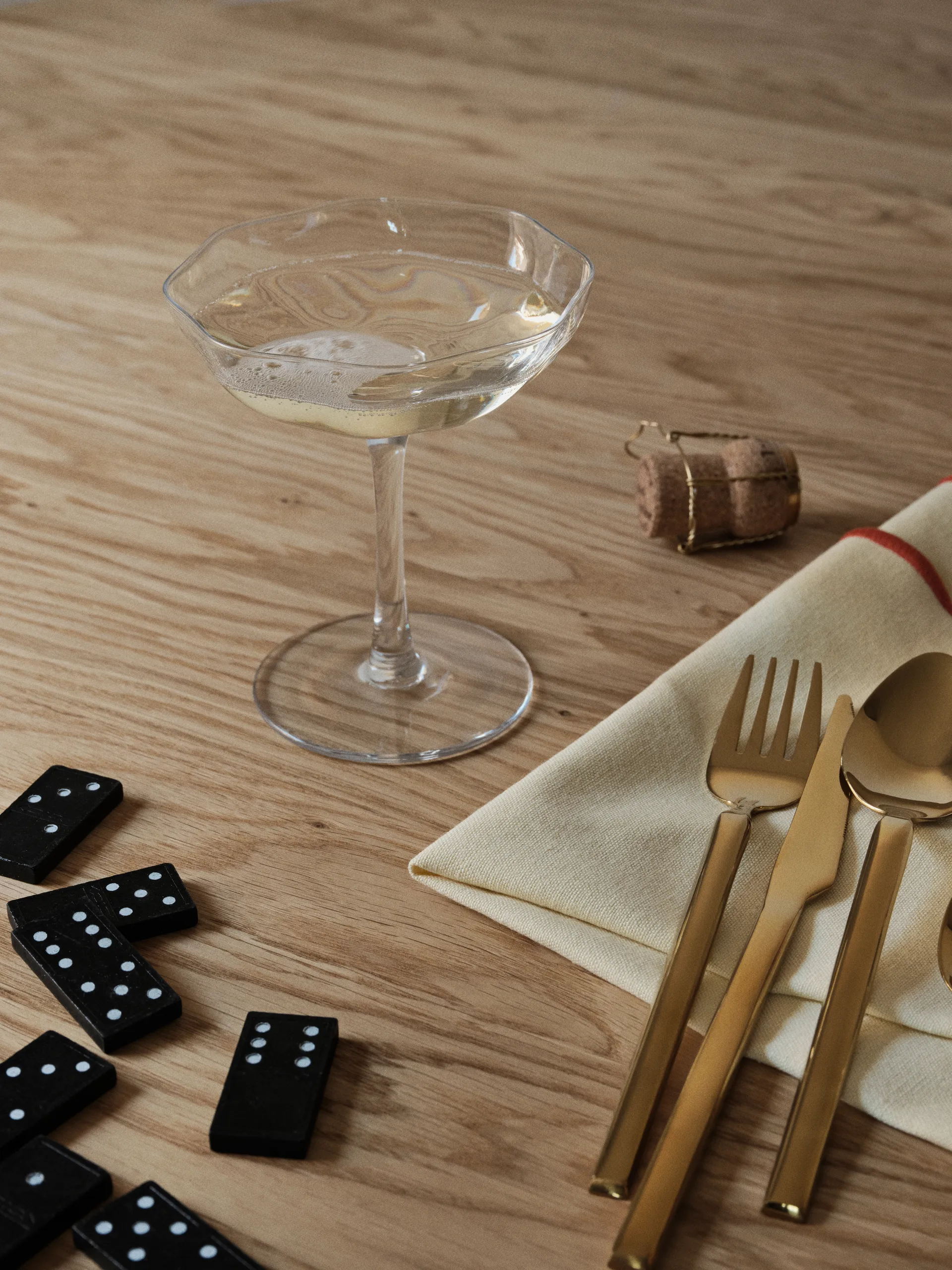 Copa de champán Limfjord 17,5 cl, Clear Broste Copenhagen