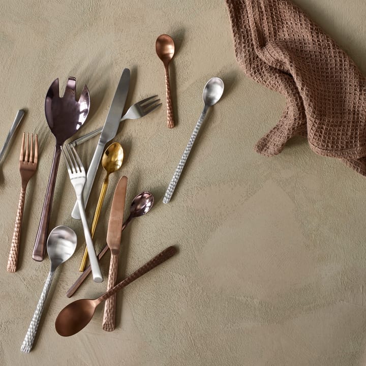 Cubiertos Hune 16 piezas, Copper hammered Broste Copenhagen