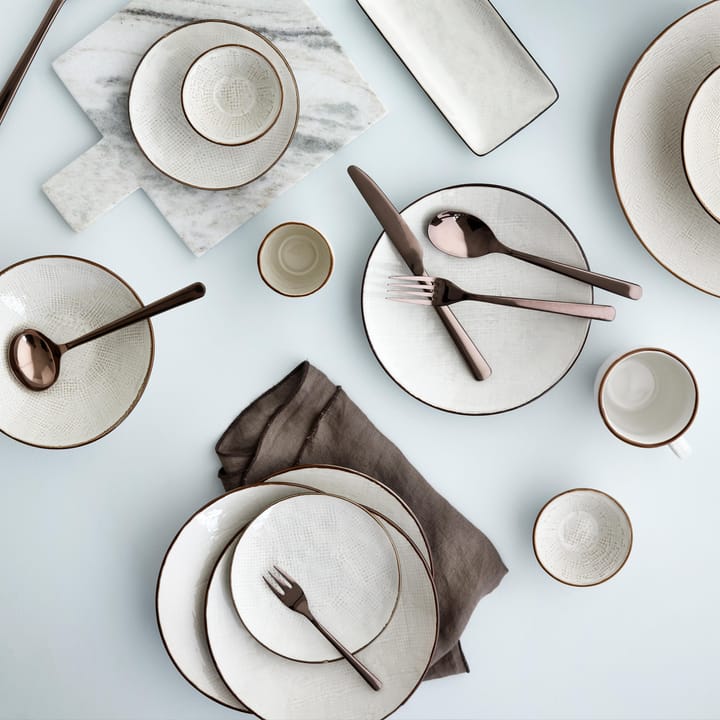 Cubiertos Hune 16 piezas, titanium espresso Broste Copenhagen