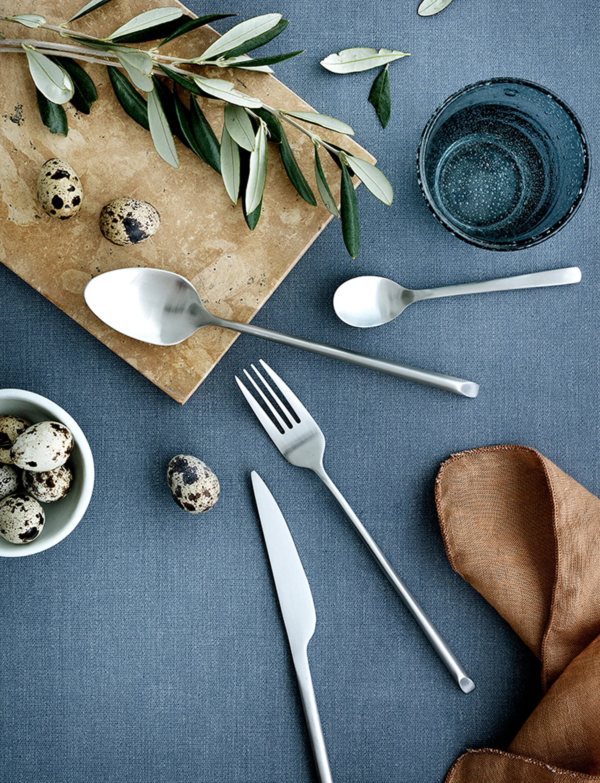 Cuchara de mesa Sletten, Flana satin forged Broste Copenhagen