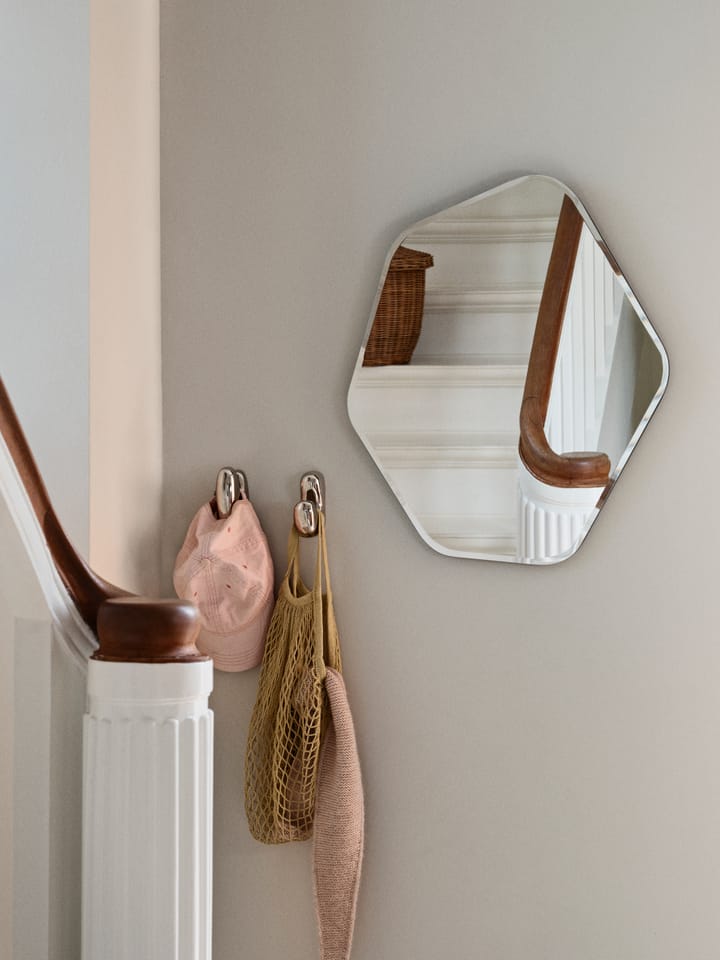 Espejo de pared Ruby 60x50 cm, Clear-black Broste Copenhagen