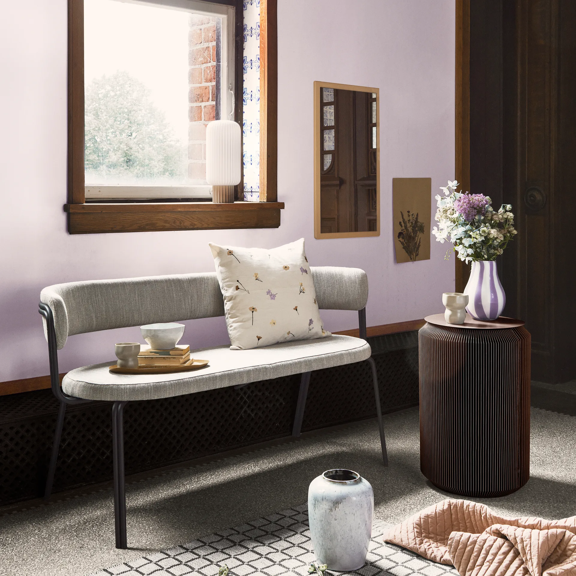 Espejo Tenna 46x78 cm, Beige Broste Copenhagen