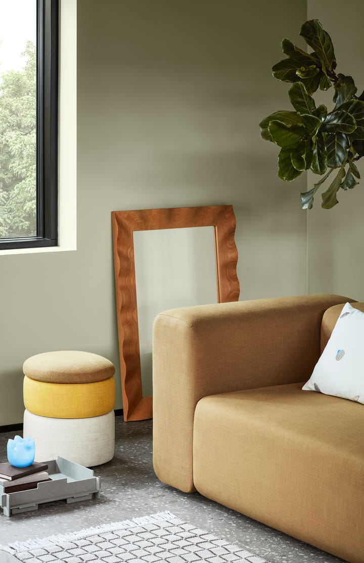 Espejo Wavy 70x100 cm, Natural brown Broste Copenhagen
