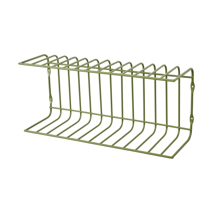 Estantería de pared Maggie 40x12,5x18 cm - Army green - Broste Copenhagen