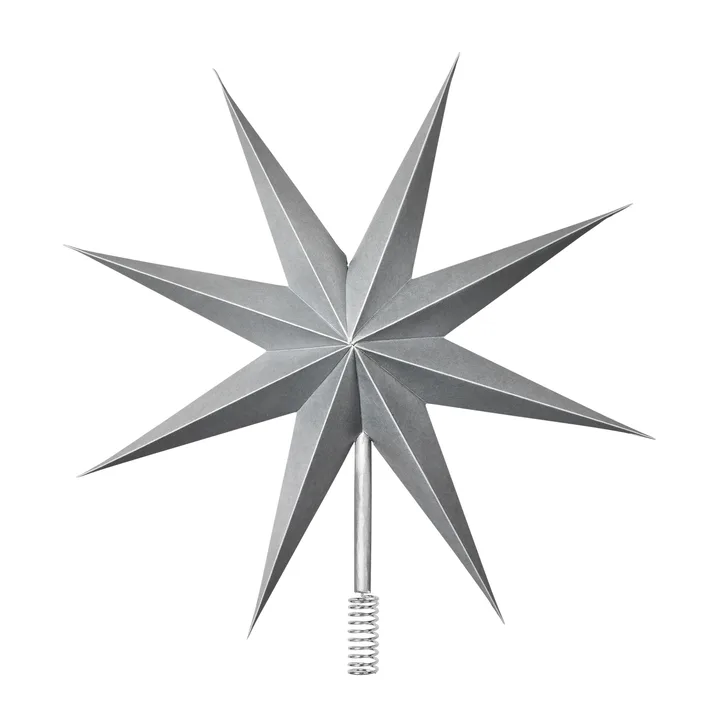 Estrella árbol Ø30 cm - Silver - Broste Copenhagen