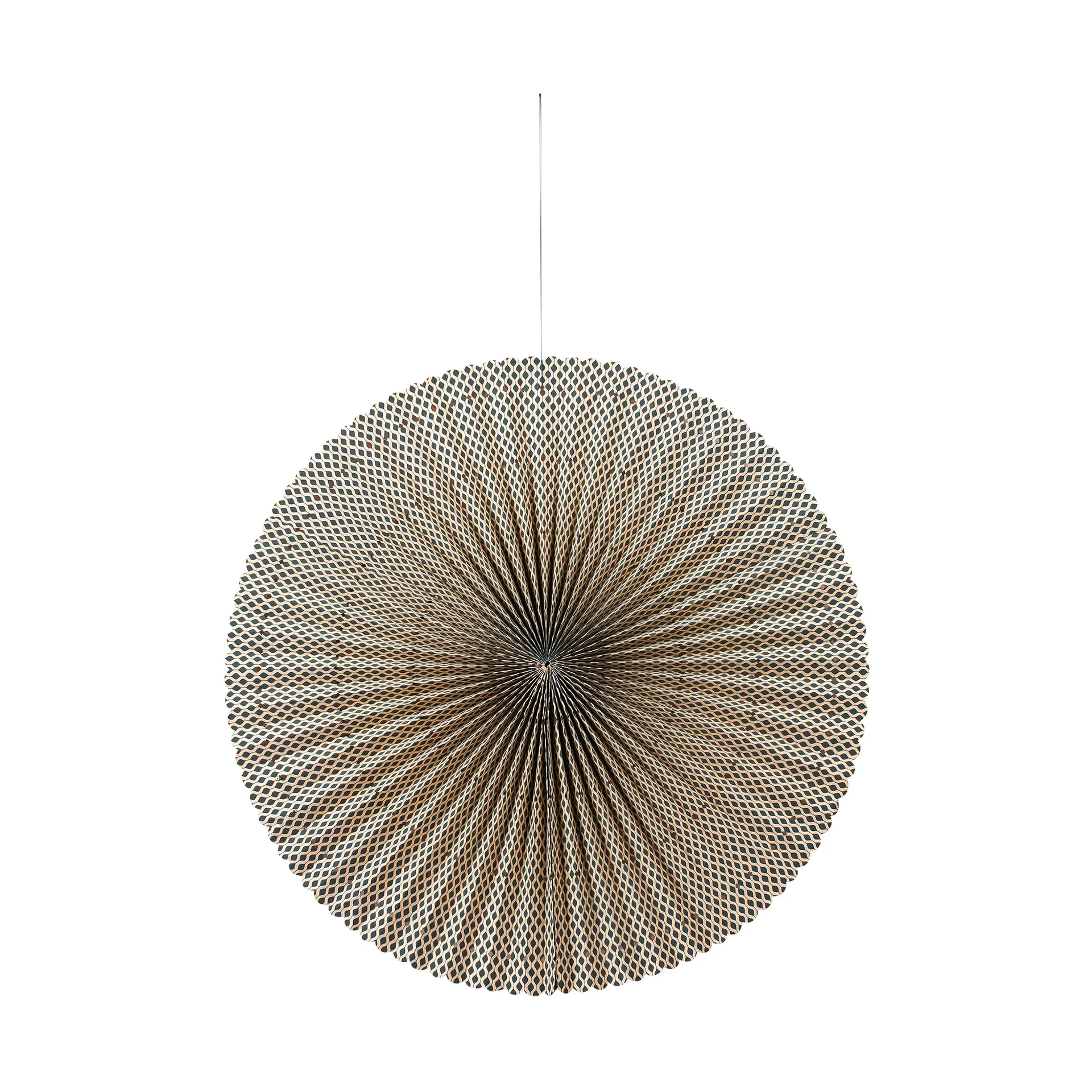 Estrella de adviento Stella rosette L Ø60 cm, Deep forest-natural Broste Copenhagen