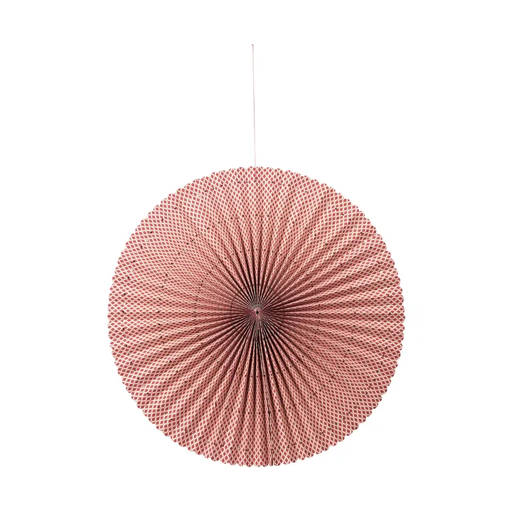Estrella de adviento Stella rosette L Ø60 cm - Pompeian red-natural - Broste Copenhagen