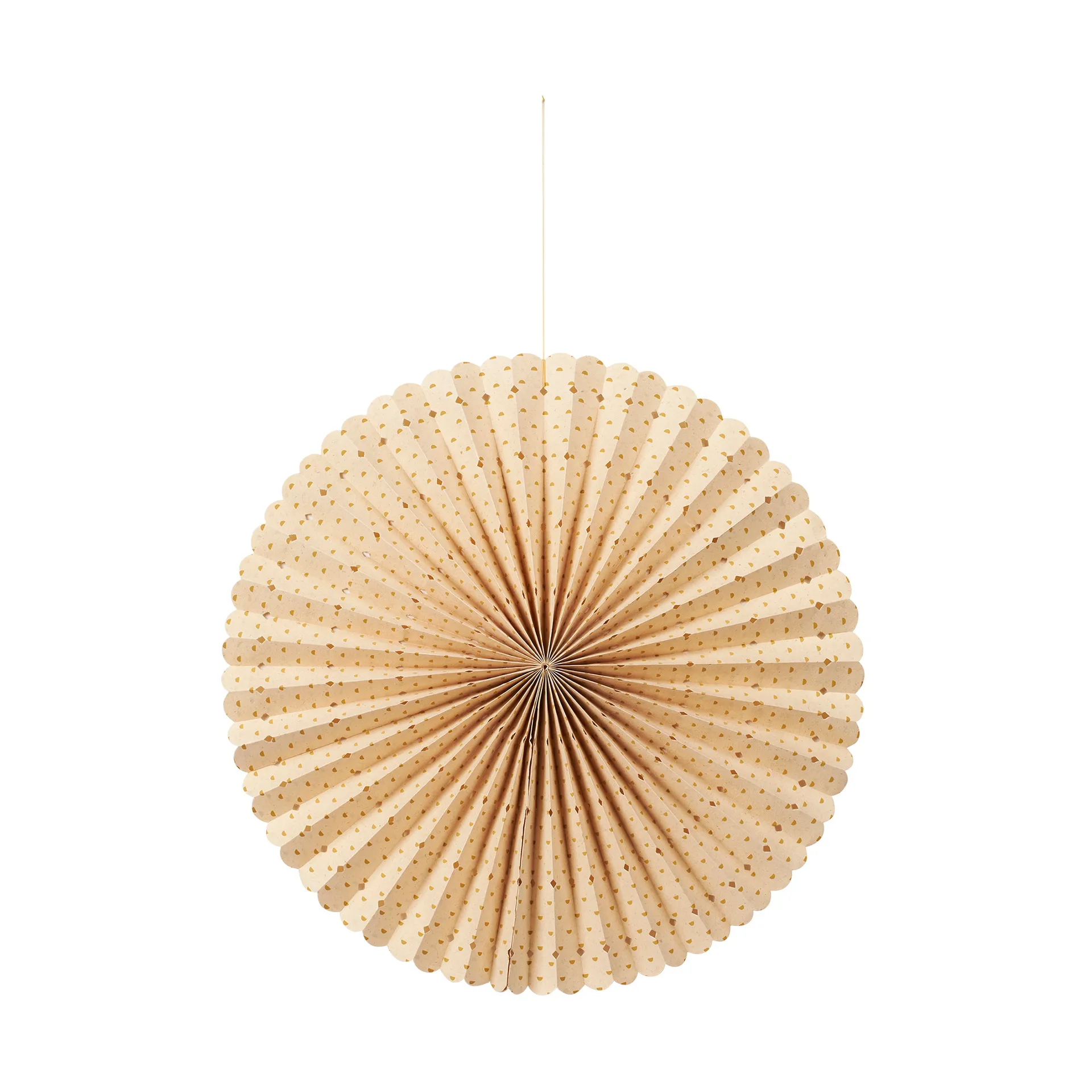 Estrella de adviento Stella rosette M Ø43 cm, Natural-harvest gold Broste Copenhagen