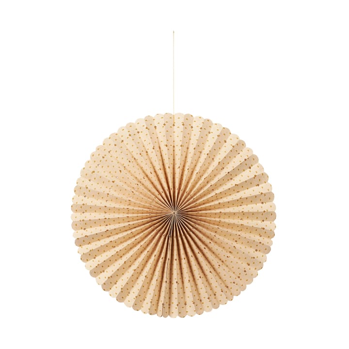 Estrella de adviento Stella rosette M Ø43 cm - Natural-harvest gold - Broste Copenhagen