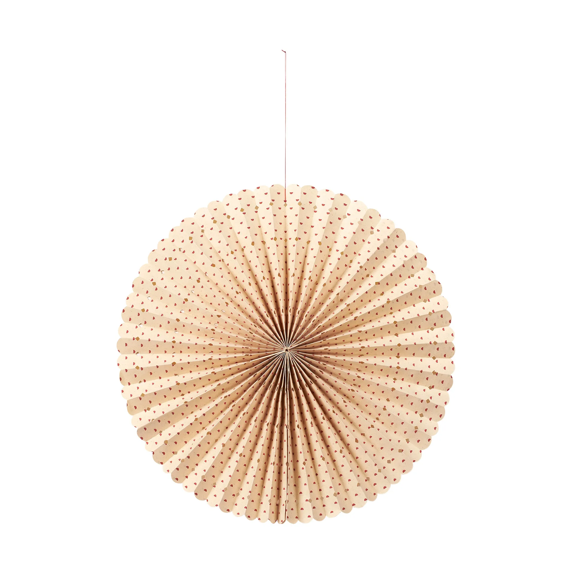Estrella de adviento Stella rosette M Ø43 cm, Natural-pompeian red Broste Copenhagen