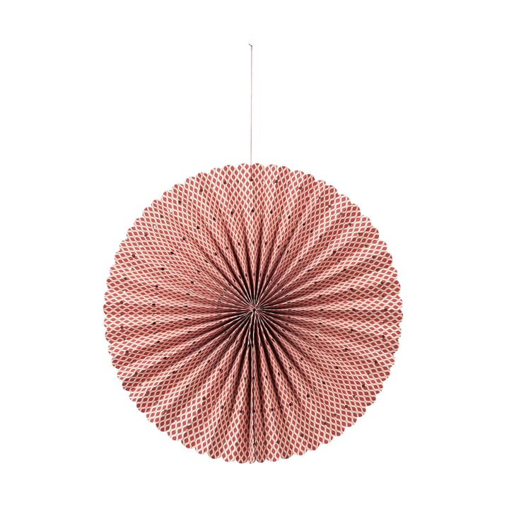 Estrella de adviento Stella rosette M Ø43 cm - Natural-pompeian red - Broste Copenhagen