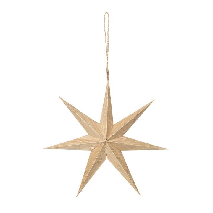 Estrella de madera Venice Ø20 cm - Natural - Broste Copenhagen