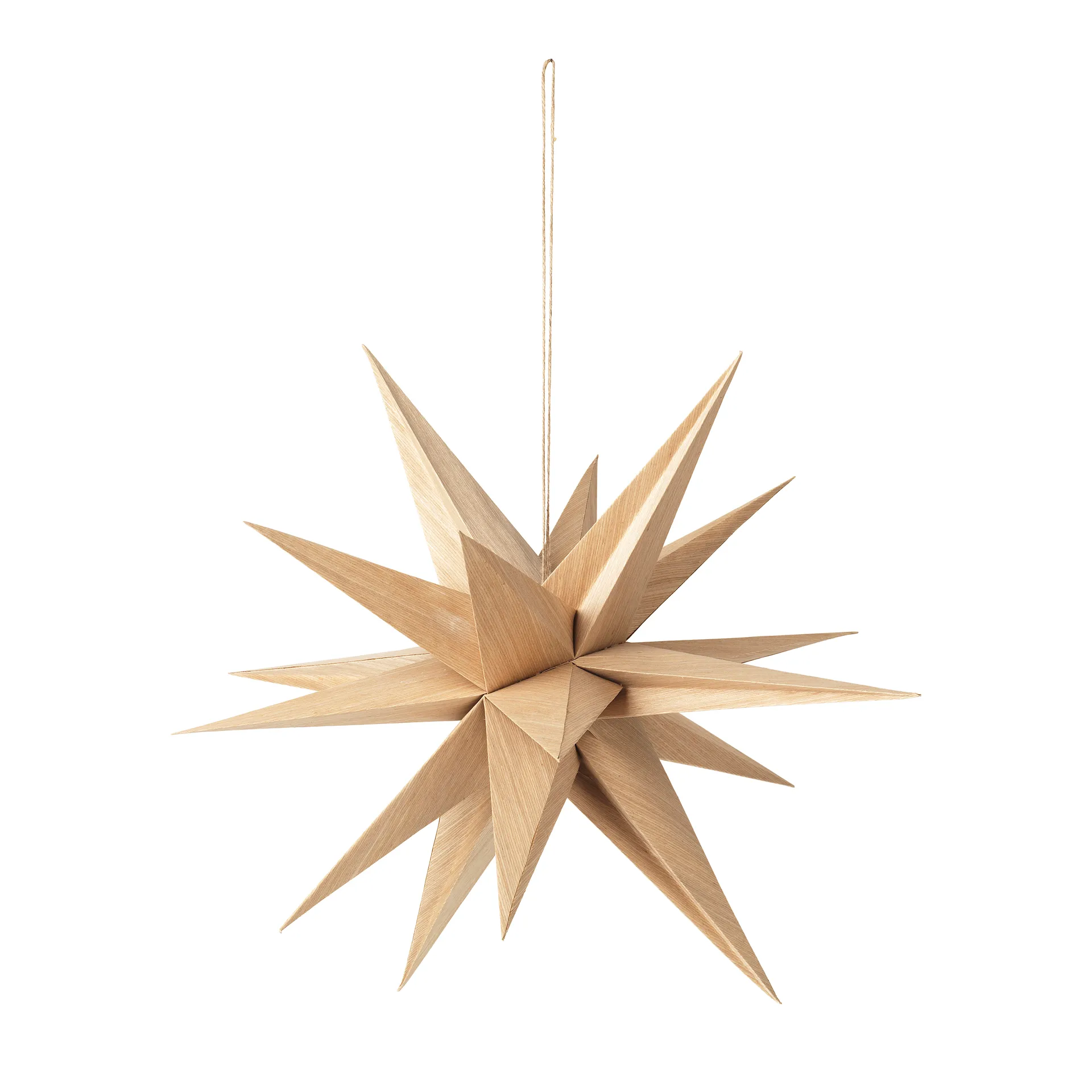 Estrella de madera Venus Ø55 cm, Natural Broste Copenhagen