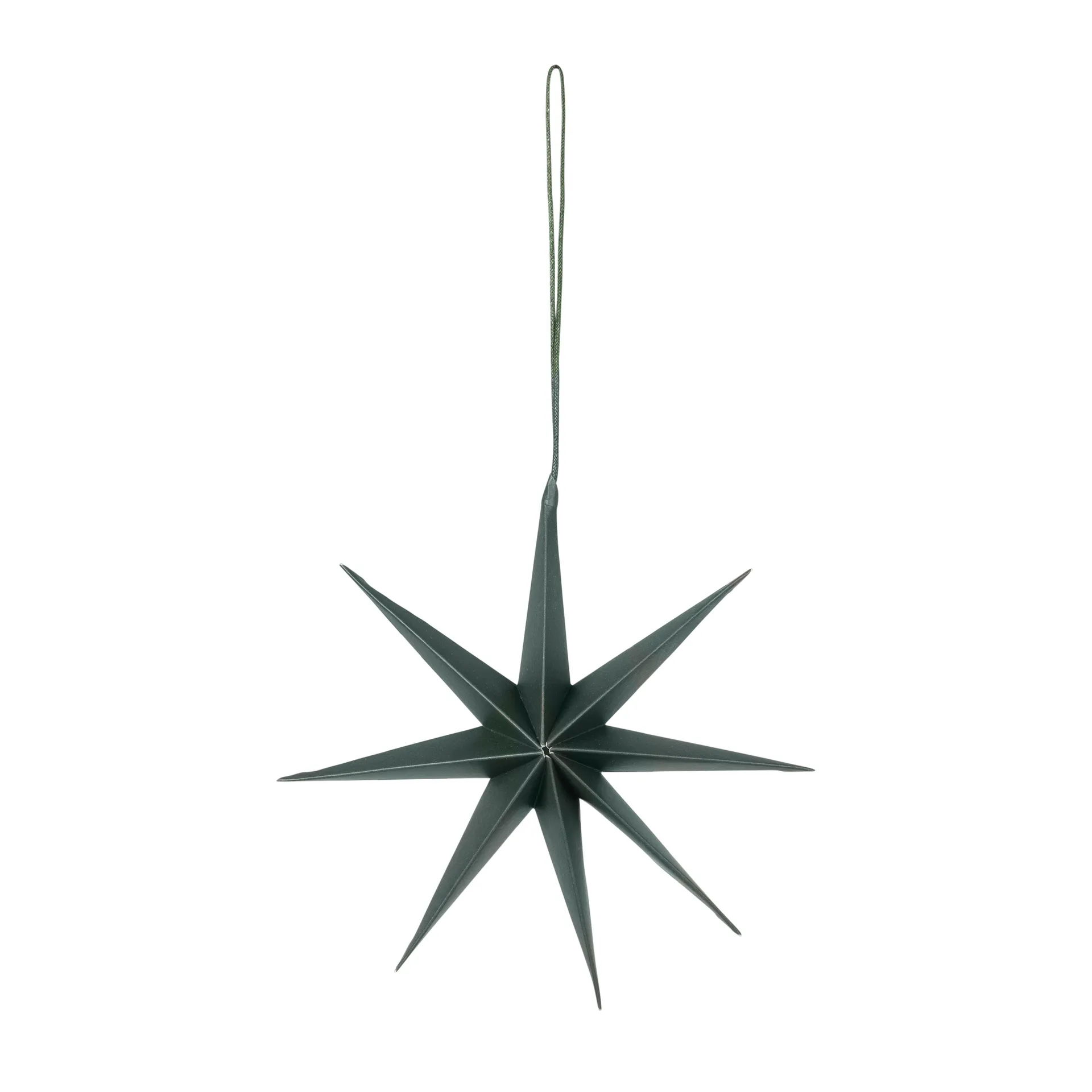 Estrella de papel Star Ø15 cm, Deep forest Broste Copenhagen