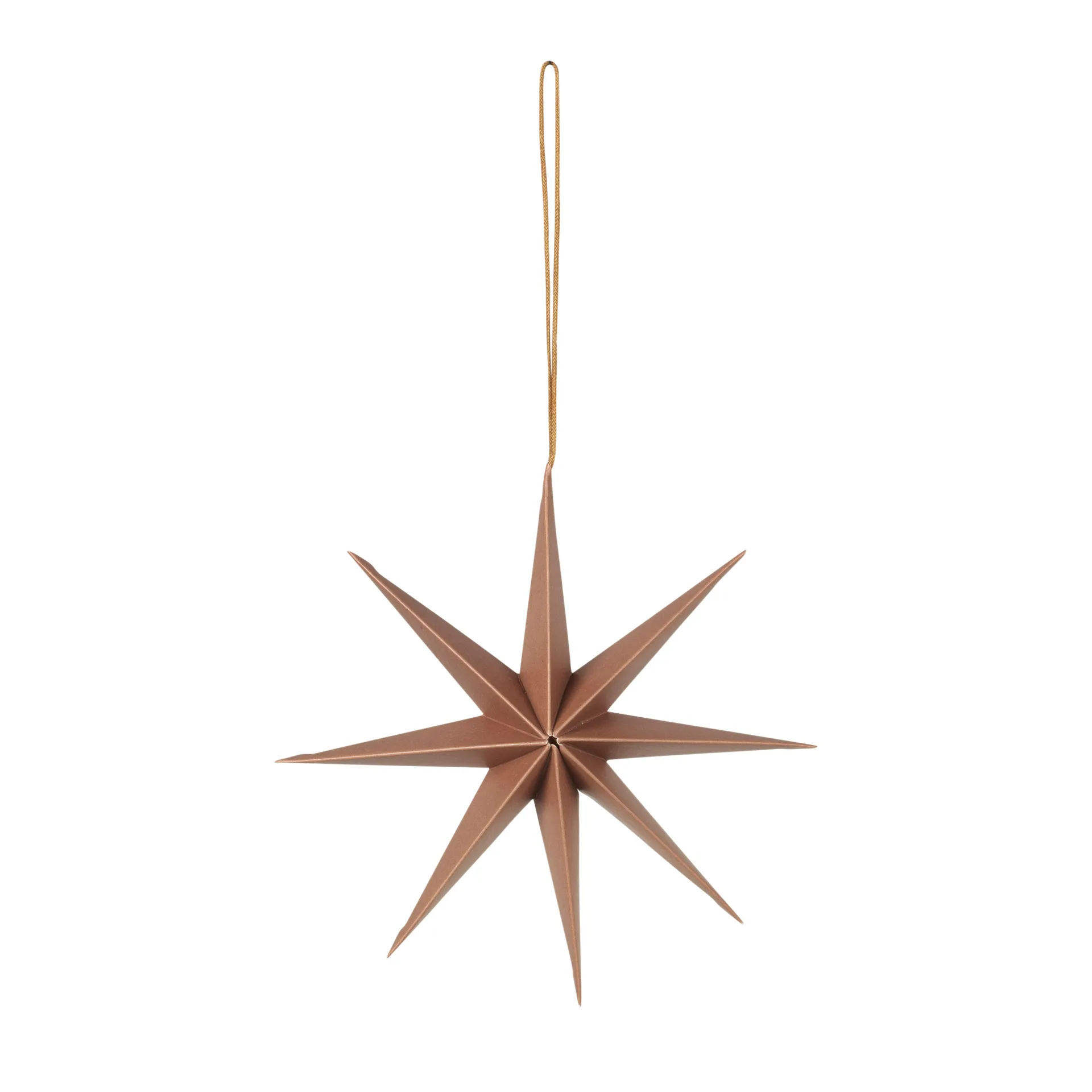 Estrella de papel Star Ø15 cm, Indian tan Broste Copenhagen