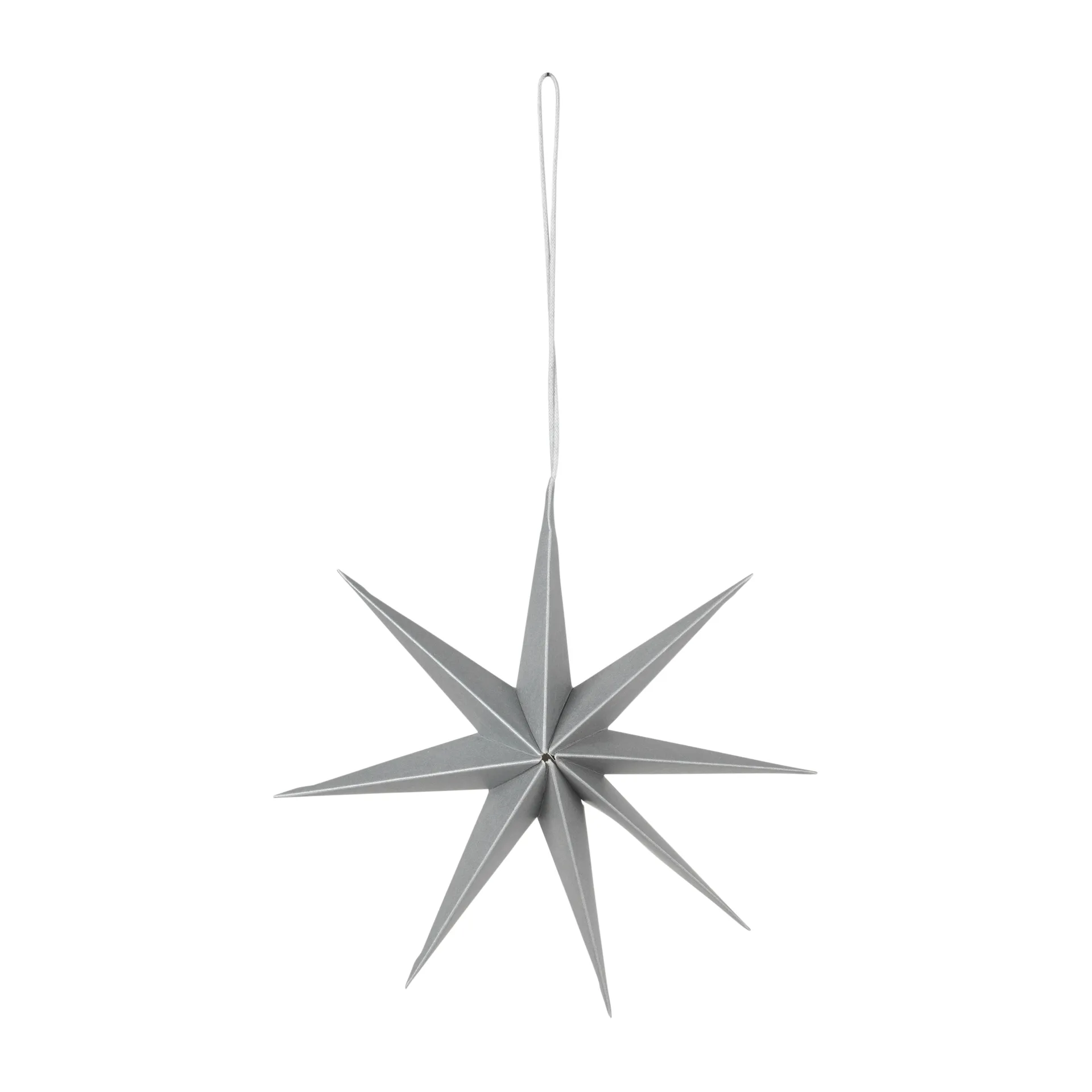 Estrella de papel Star Ø15 cm, Silver Broste Copenhagen
