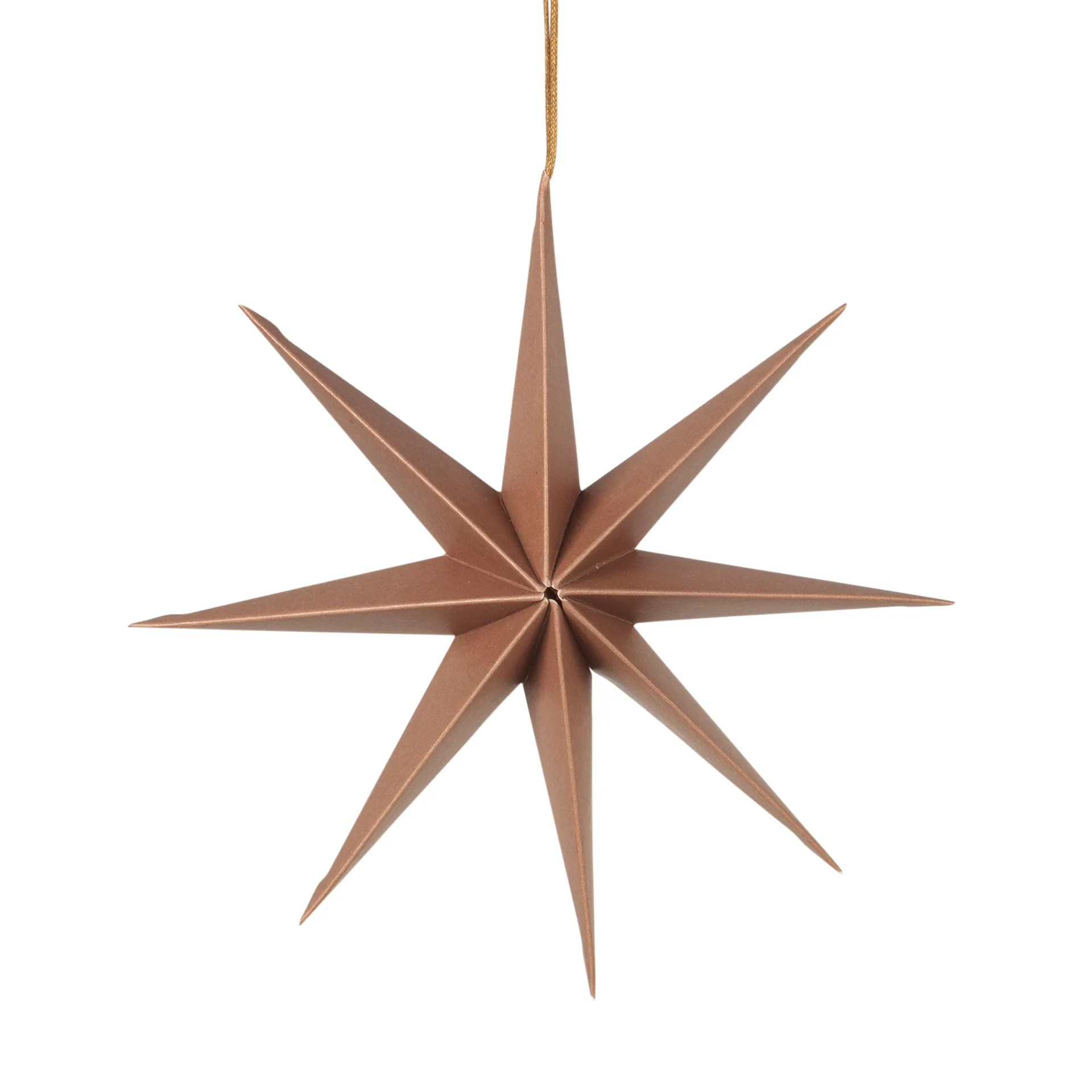 Estrella de papel Star Ø50 cm, Indian tan Broste Copenhagen