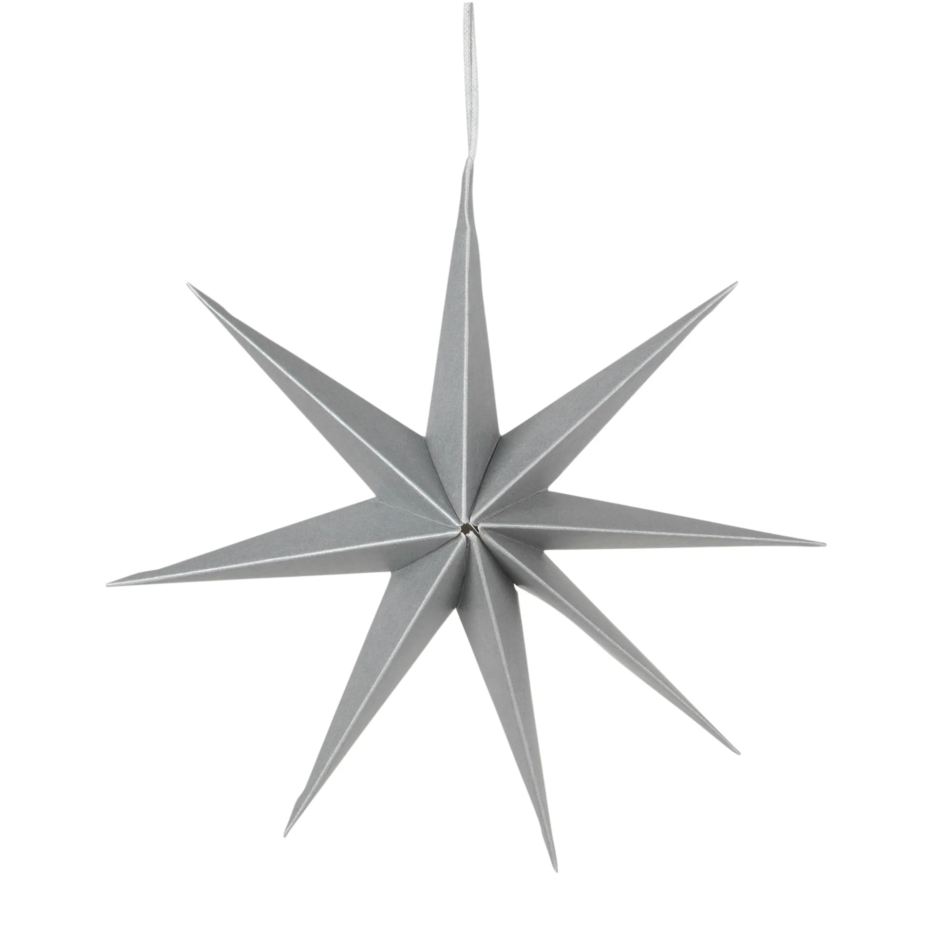Estrella de papel Star Ø50 cm, Silver Broste Copenhagen