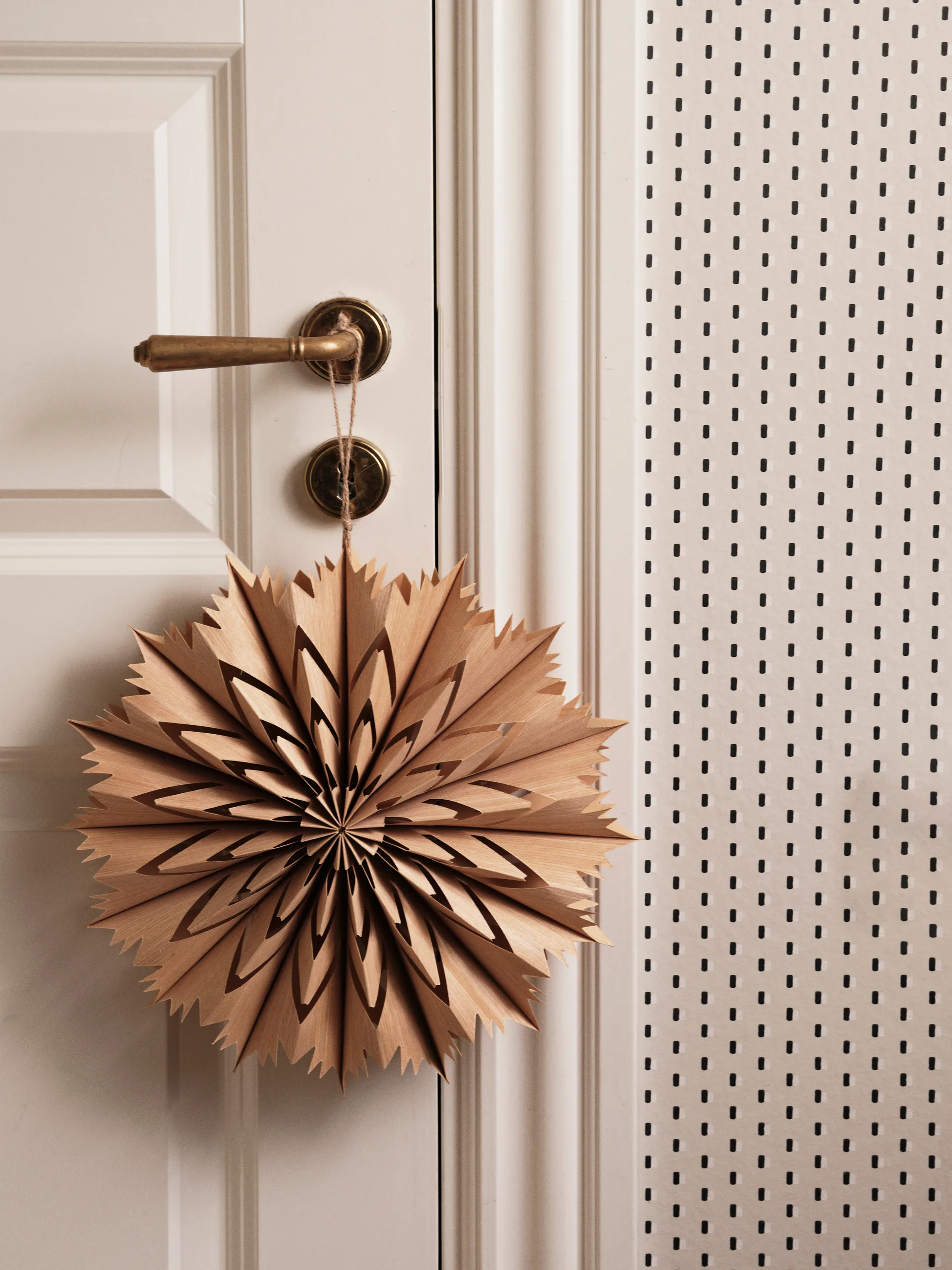 Estrella decorativa Venja M Ø40 cm, Natural Broste Copenhagen