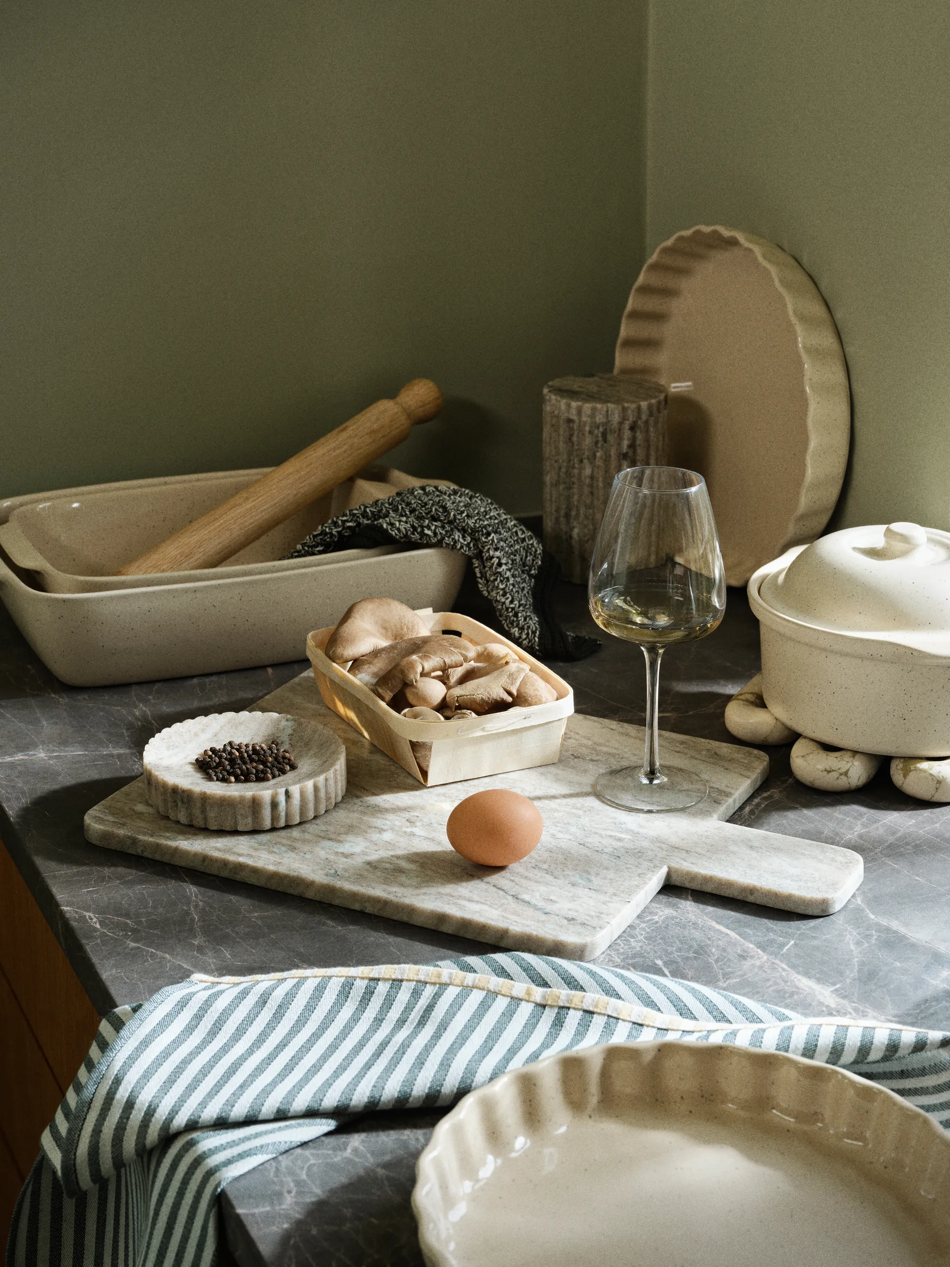 Forma resistente al horno Vig 20,5x33 cm, Beige Broste Copenhagen