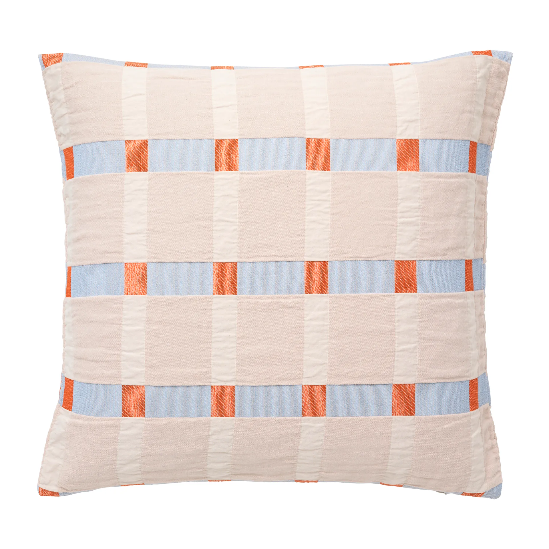 Funda de cojín Asta 60x60 cm, Pumkin orange-pale blush Broste Copenhagen