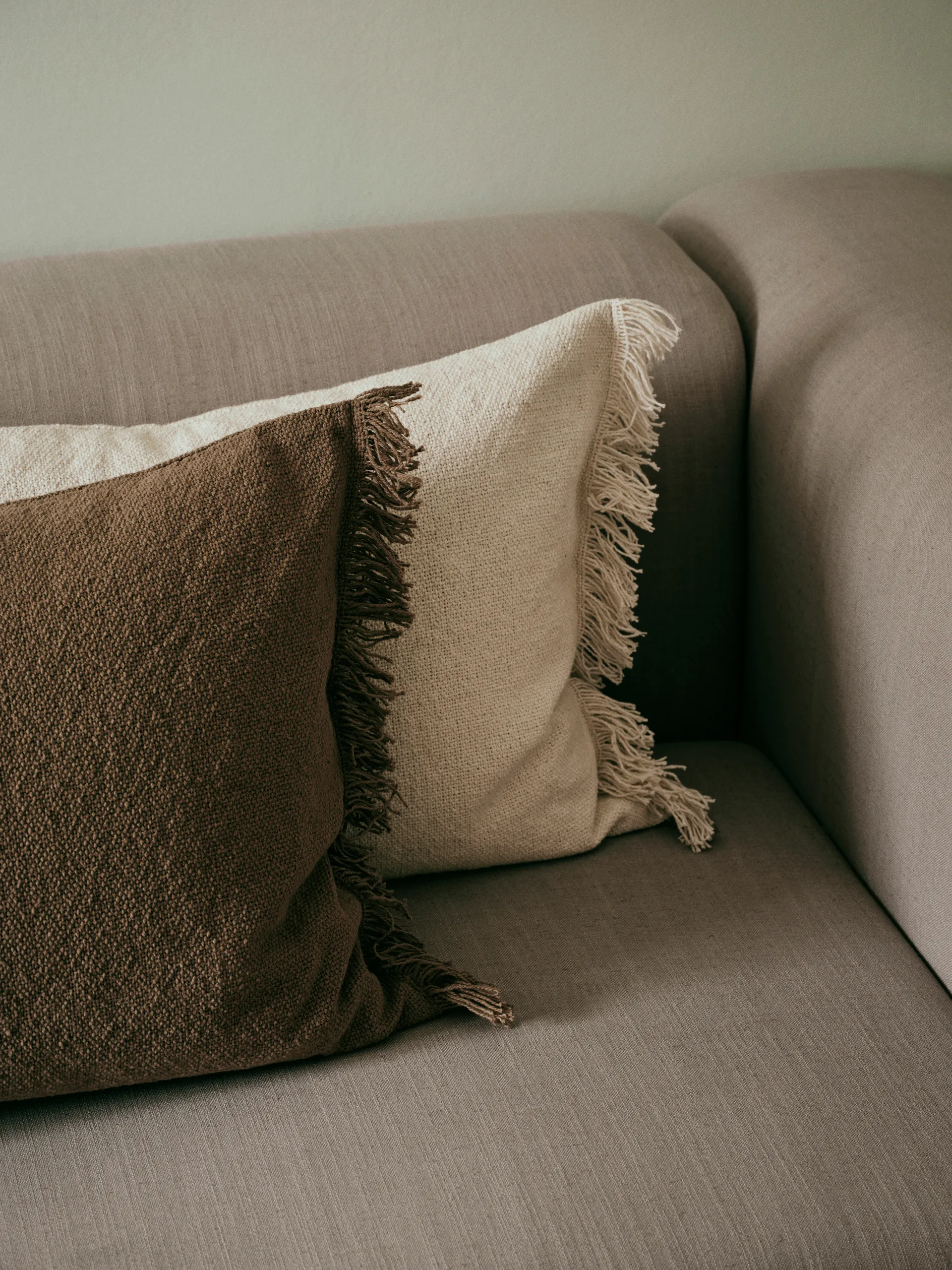 Funda de cojín Ebba, Light beige, 40x60 cm Broste Copenhagen