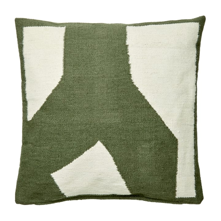 Funda de cojín Eilo 50x50 cm - Recycled pet green - Broste Copenhagen