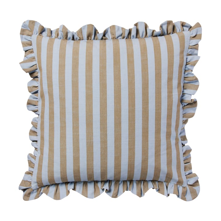 Funda de cojín Ina - Dusty blue-brown kelp, 50x50 cm - Broste Copenhagen
