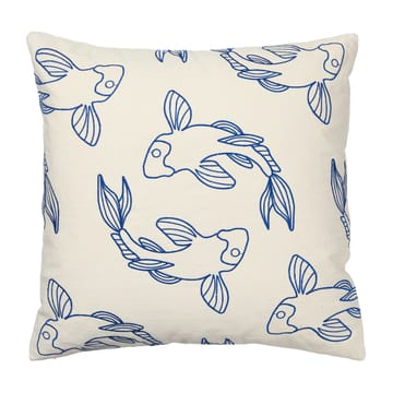 Funda de coj�ín Koi 50x50 cm - Intense blue - Broste Copenhagen