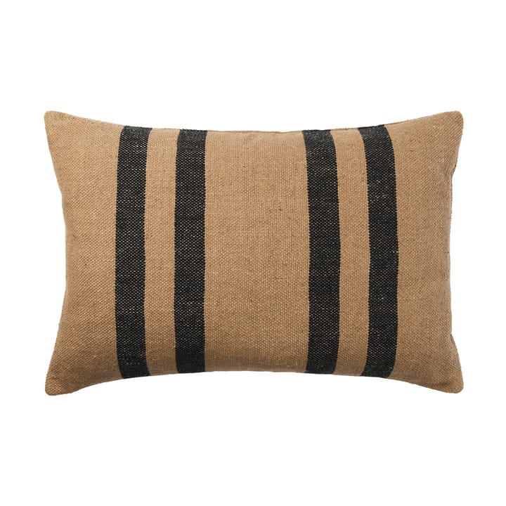 Funda de cojín Sigrun - Brown kelp-black, 40x60 cm - Broste Copenhagen
