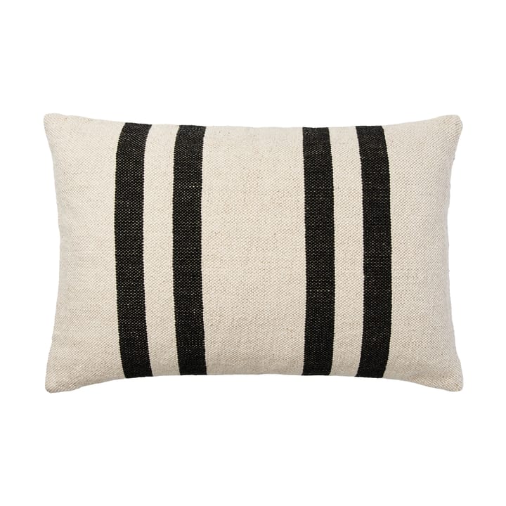 Funda de cojín Sigrun - Light beige-black, 40x60 cm - Broste Copenhagen