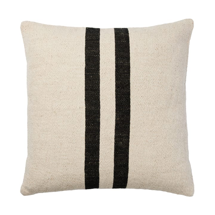 Funda de cojín Sigrun - Light beige-black, 50x50 cm - Broste Copenhagen