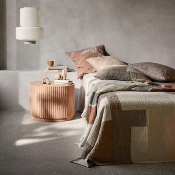 Funda para cojín Patch 60x60 cm - Beige-marrón - Broste Copenhagen