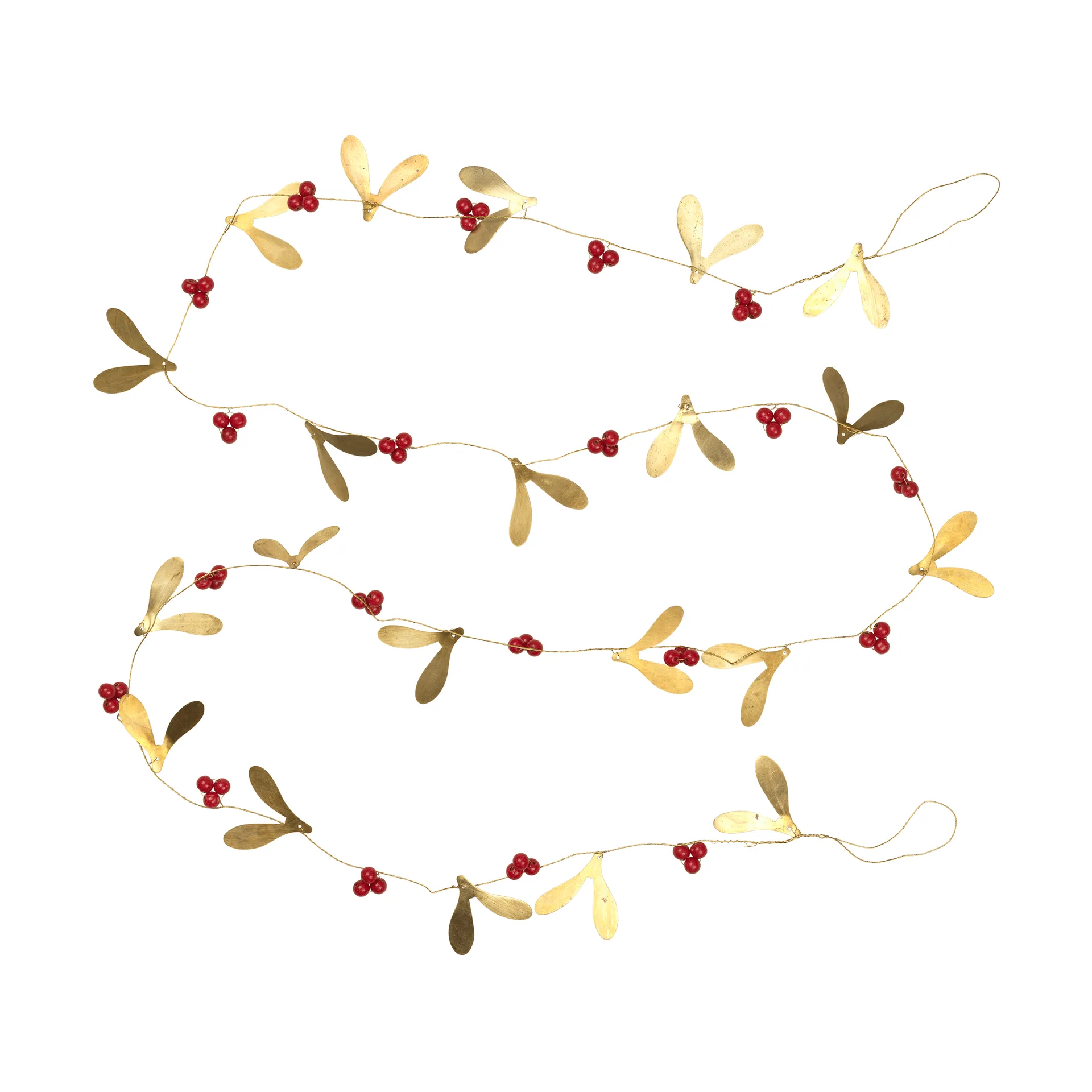 Guirnalda Mistletoe, Deep Red Broste Copenhagen